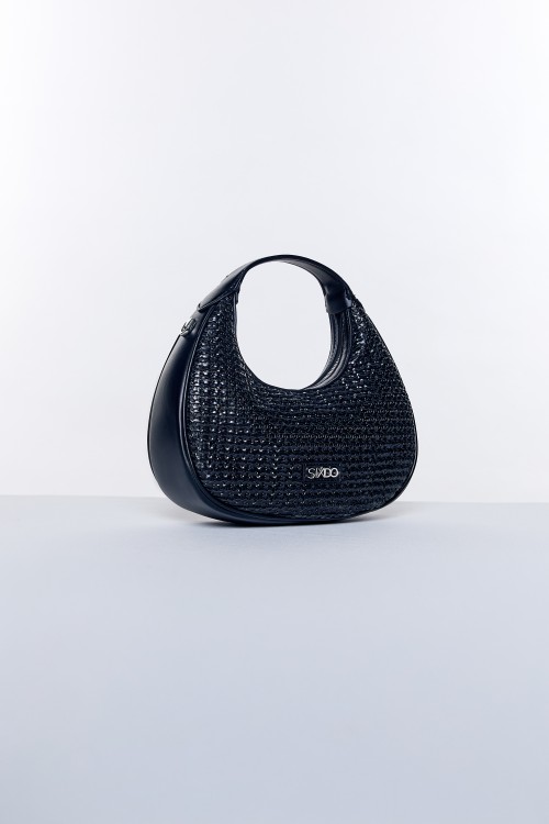 Sixdo Crescent Woven Hobo